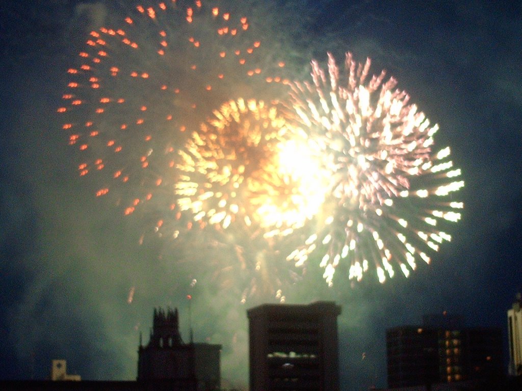 Espectaculo De Fuegos Artificiales by Hans Ratmiroff