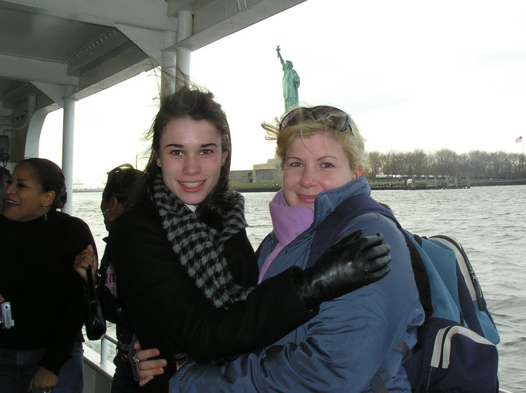 On the ferry to the Statue of Liberty by Peter Watts