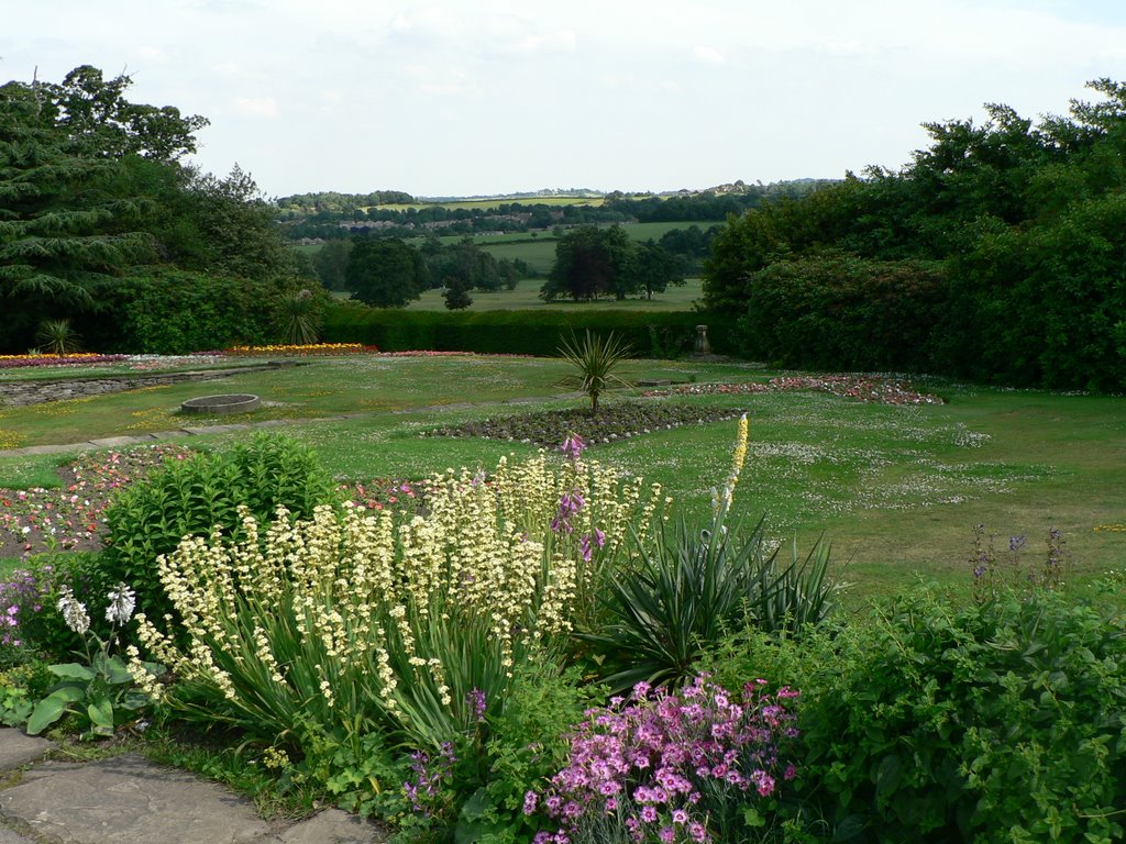 Cannon Hall, Barnsley, the view from the terrace by Rod Jacobsen