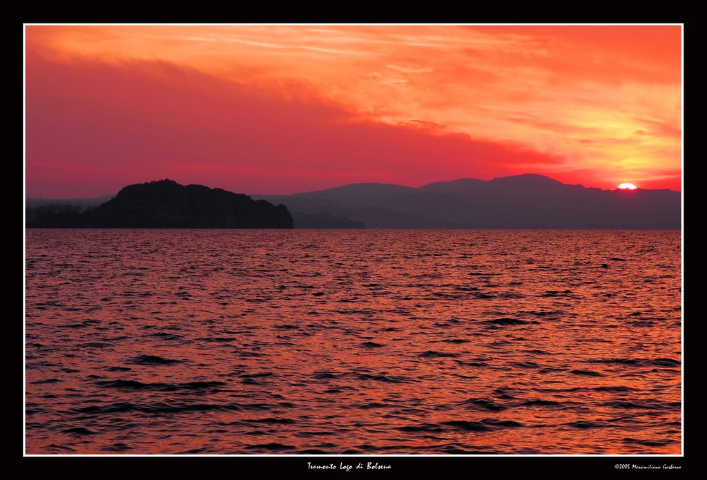 Lago Bolsena Sunset by m.gasbarra