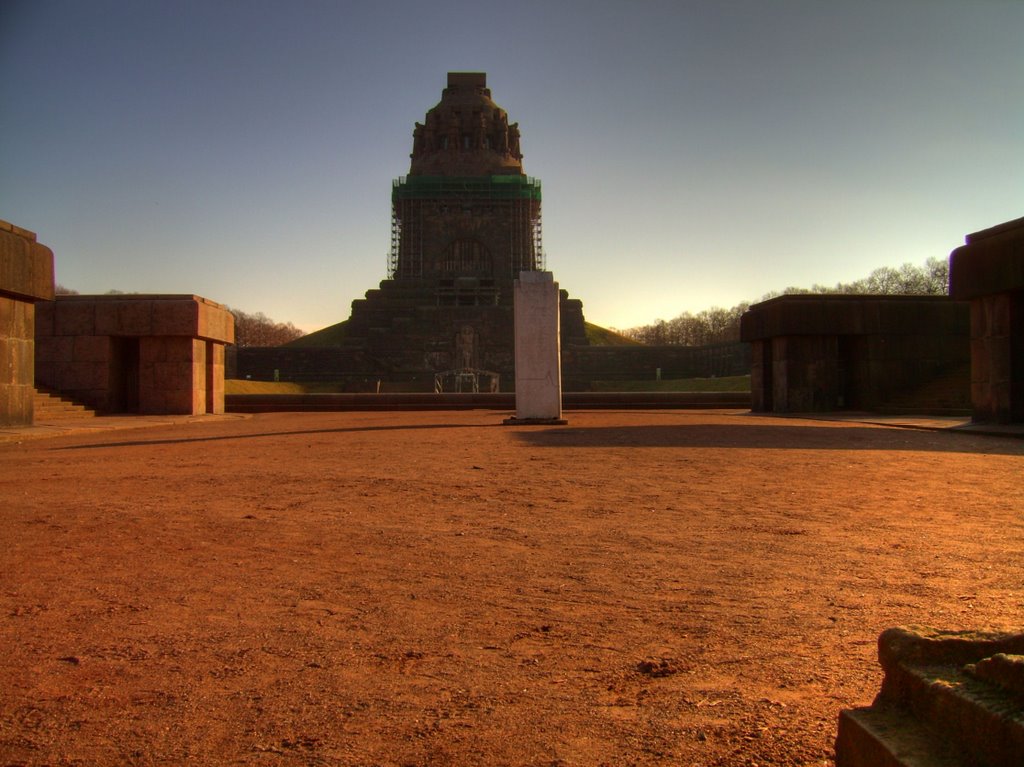 Blick zum Völkerschlachtdenkmal by R.Jascheck