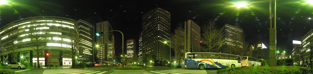 Nishi Shinjuku skyscrapers / 西新宿高層ビル群 200602 [360˚ equirectangular] by S0G