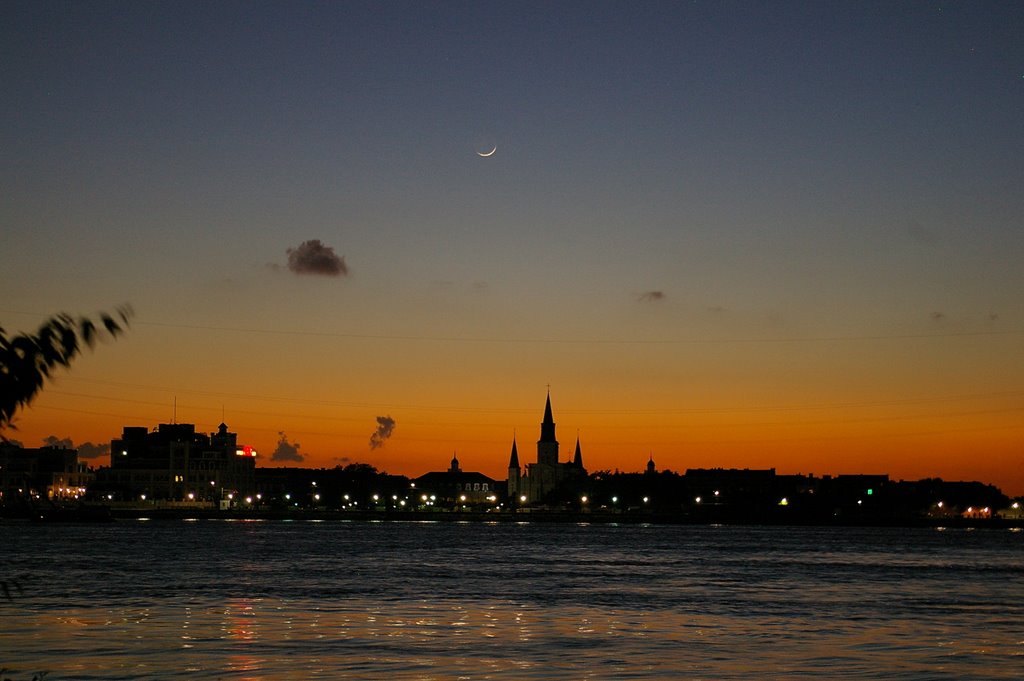 Skyline by night -New Orleans-Louisiana USA by Luppo de Mare