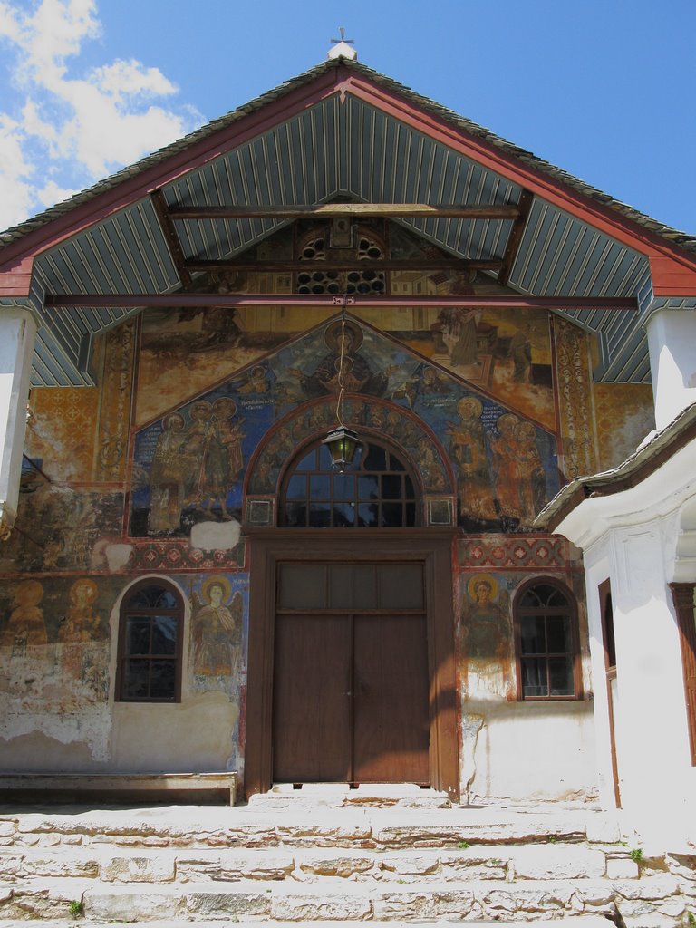 The monastery's dining hall (trapeza) by Evangelos Simoudis