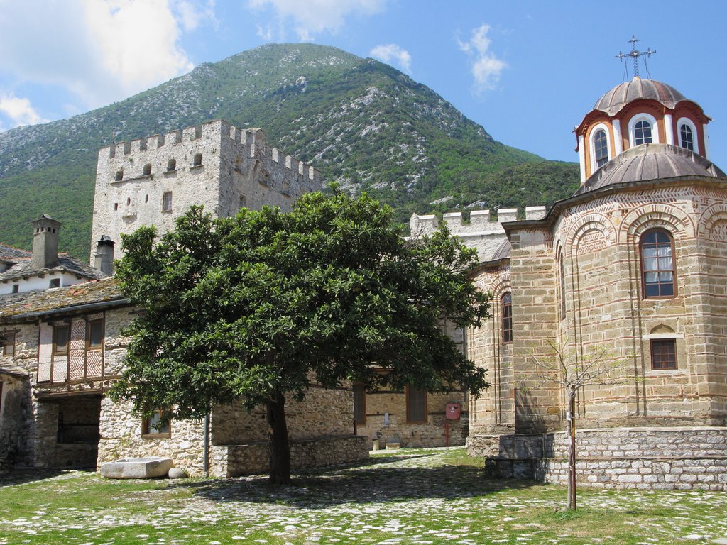 Looking towards Mt. Athos by Evangelos Simoudis