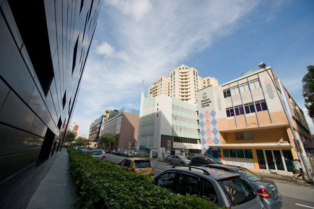 Buildings along Prinsep St by sinkapura