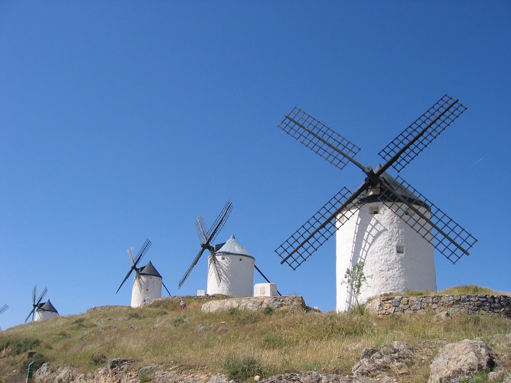 Die Windmühlen von Consuegra by Strubli