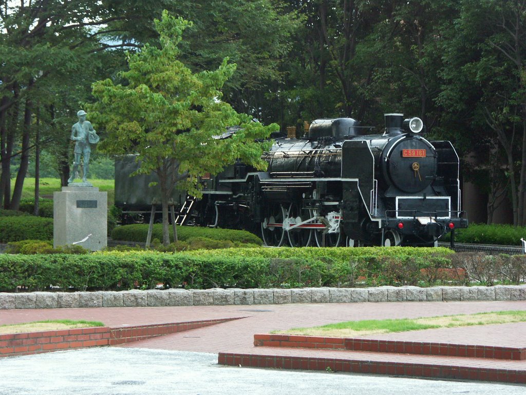 Old locomotive by Gregorio Grasselli