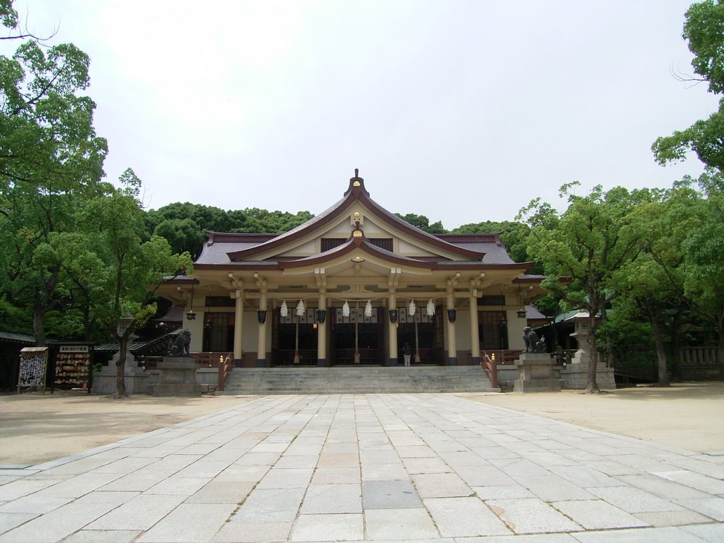 Minatogawa Shrine;湊川神社拝殿 by NozakaArchitects&Design,Tokyo