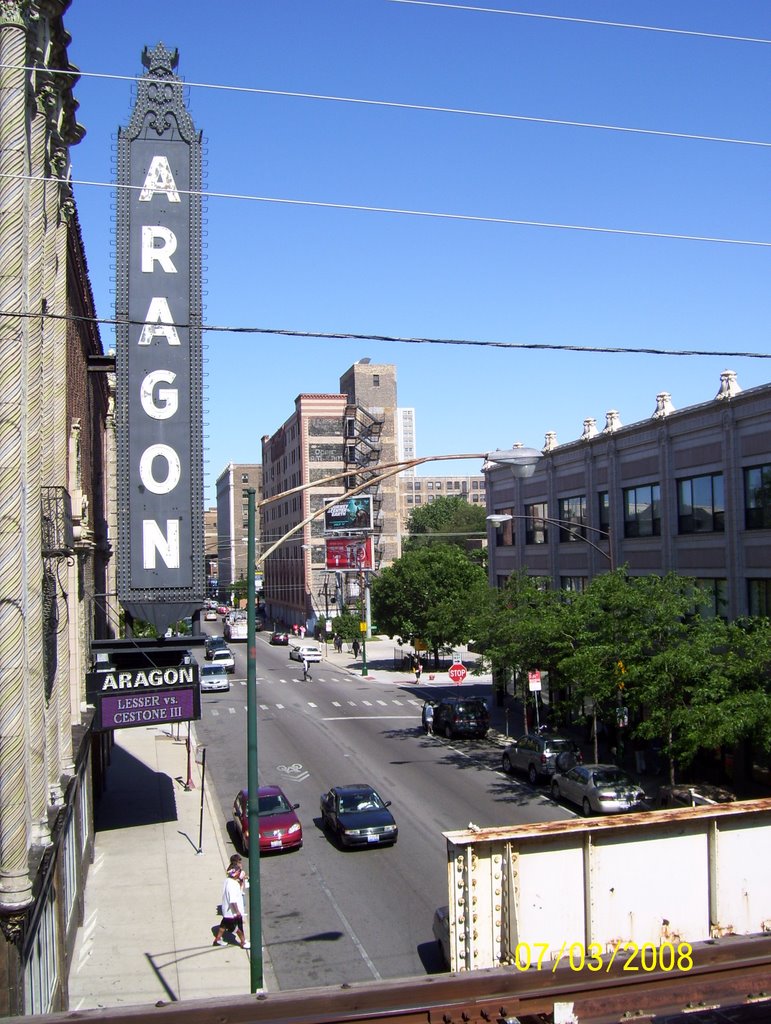 Aragon Ballroom From Lawrence "L" Platform by nithman