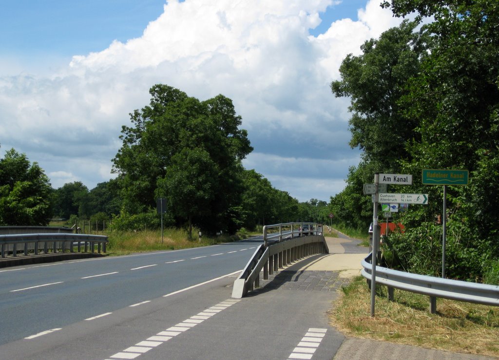 Mahrdorf - Bundesstraße 73 / Brücke über den Hadelner Kanal by Robert-68