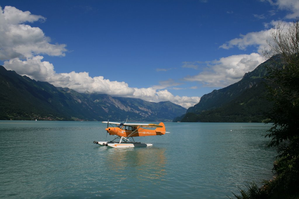 HB-PQJ at lake Brienz by Daniel Graf