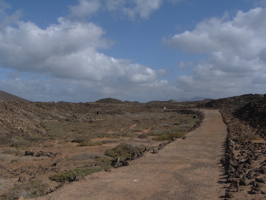 Caminos en Isla de Lobos by tejinero