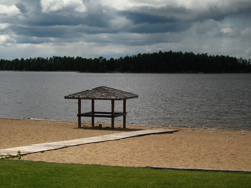 Approaching Rain, Fort William (former Hudson's Bay Post), Upper Ottawa River, Quebec by mudhooks