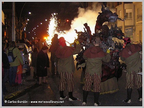 Correfoc de Sant Sebastià. Vallirana by Carlos Gardón López