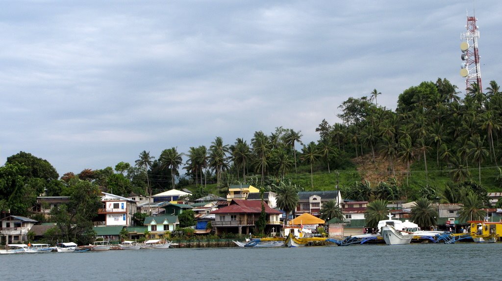 View on Puerto Galera from the Muelle Bay by Yuri Vaschenkov