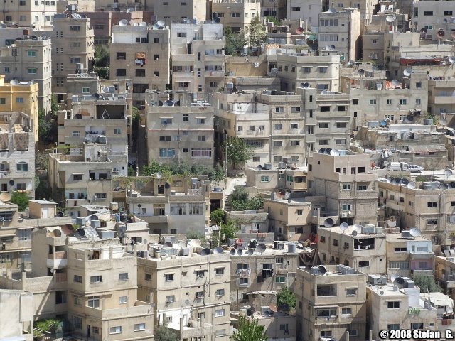 View from Citadel hill of Amman (Jabal Al-Qal'a) by Stefan Grötsch