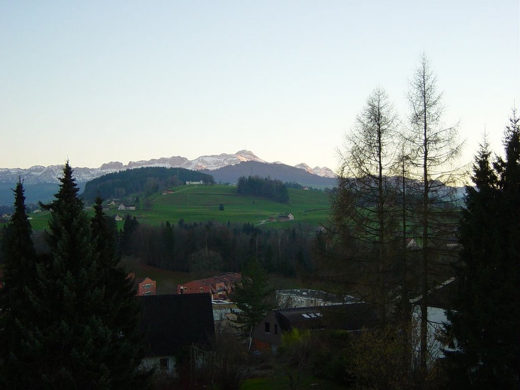 Sicht auf den Säntis vom by vadian