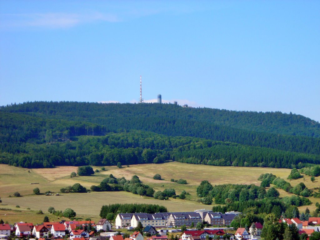 Blick von der Inselsbergschanze by struppi