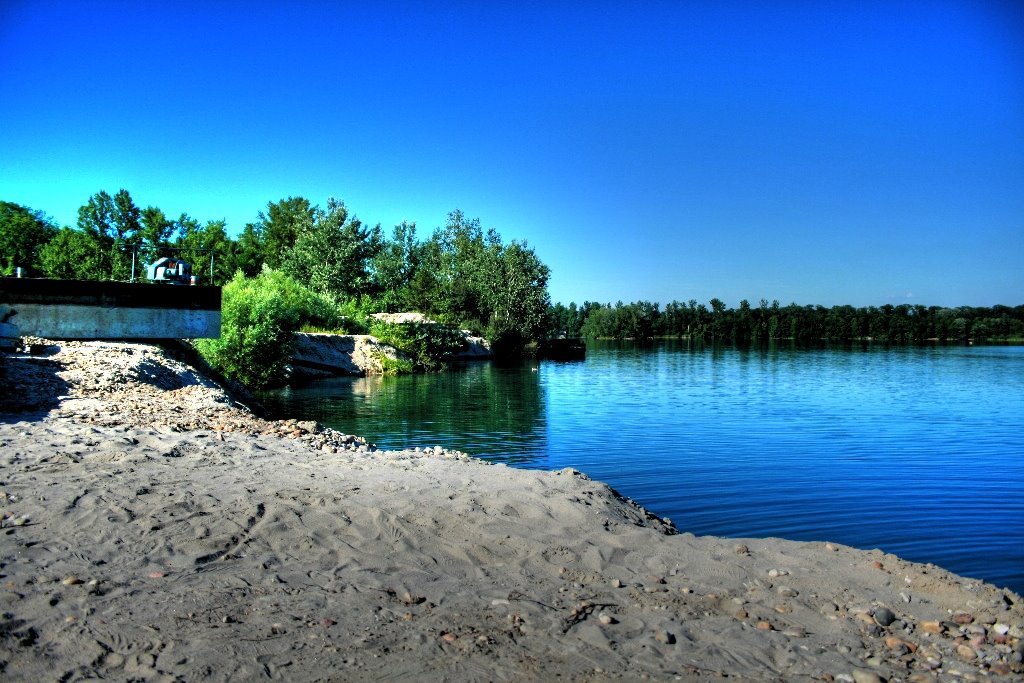 Baggersee Leopoldshafen by kype