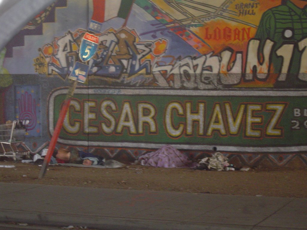 Cesar Chavez Mural, Barrio Logan. San Diego by William Webb