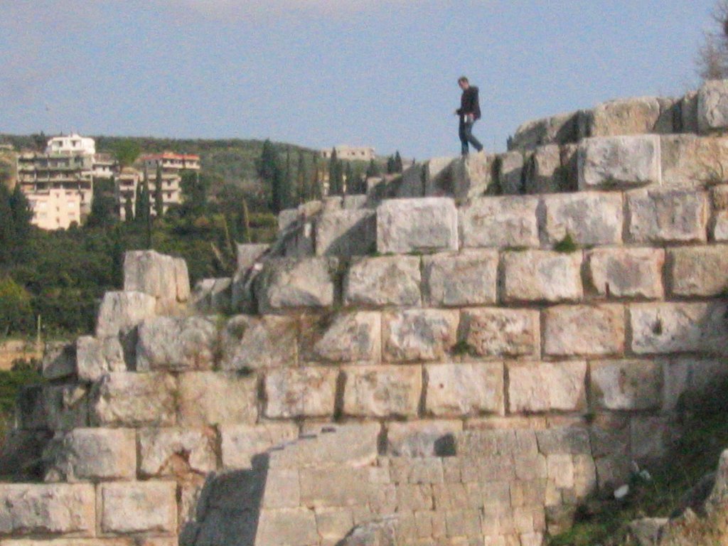 Ancient Phoenician and Roman Ruins, outside Sidon by garethMann