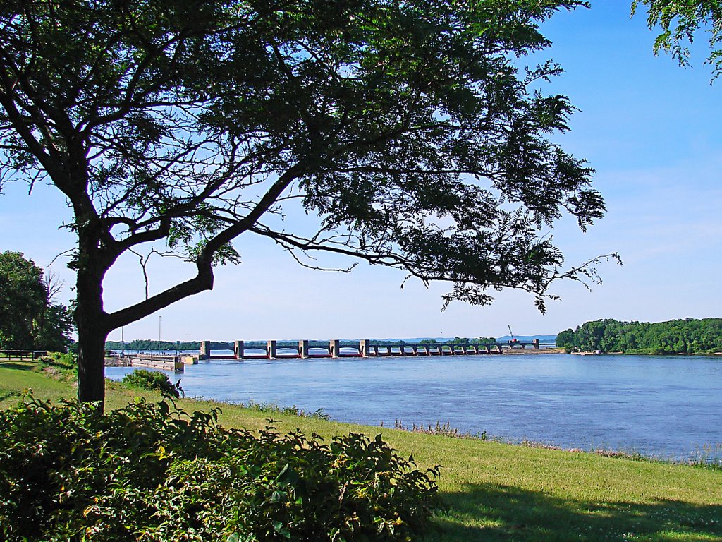 Mississippi at I-90 Rest Stop by Jay Reeve