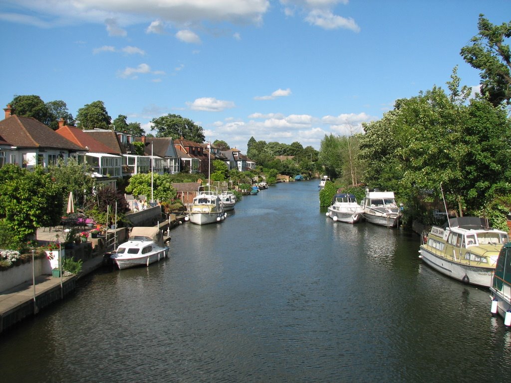 Backwater of Sunbury Court Island by Hogan of Grenada