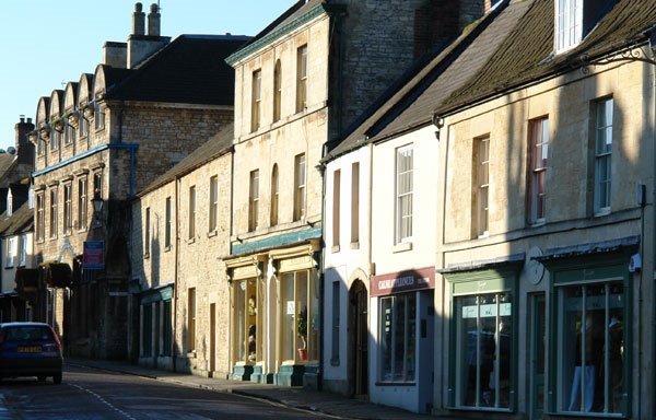 Shops in church street by andyphot