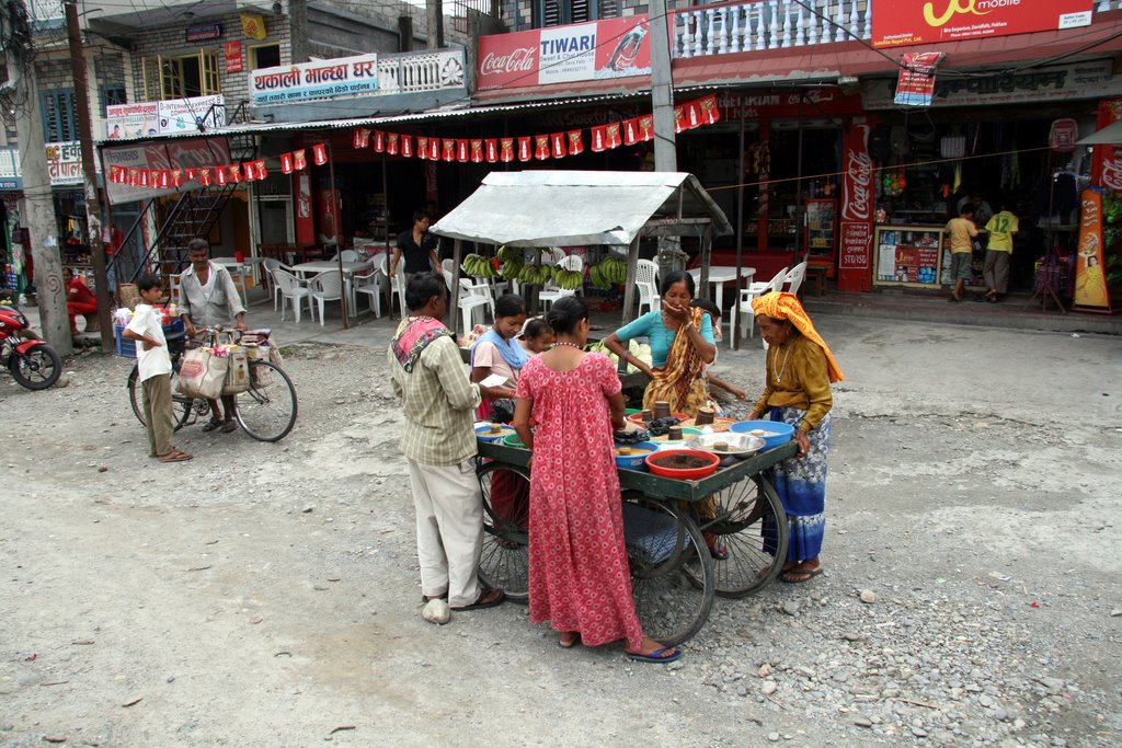 Bazar, Pokhara by Claus Flarup Højbak