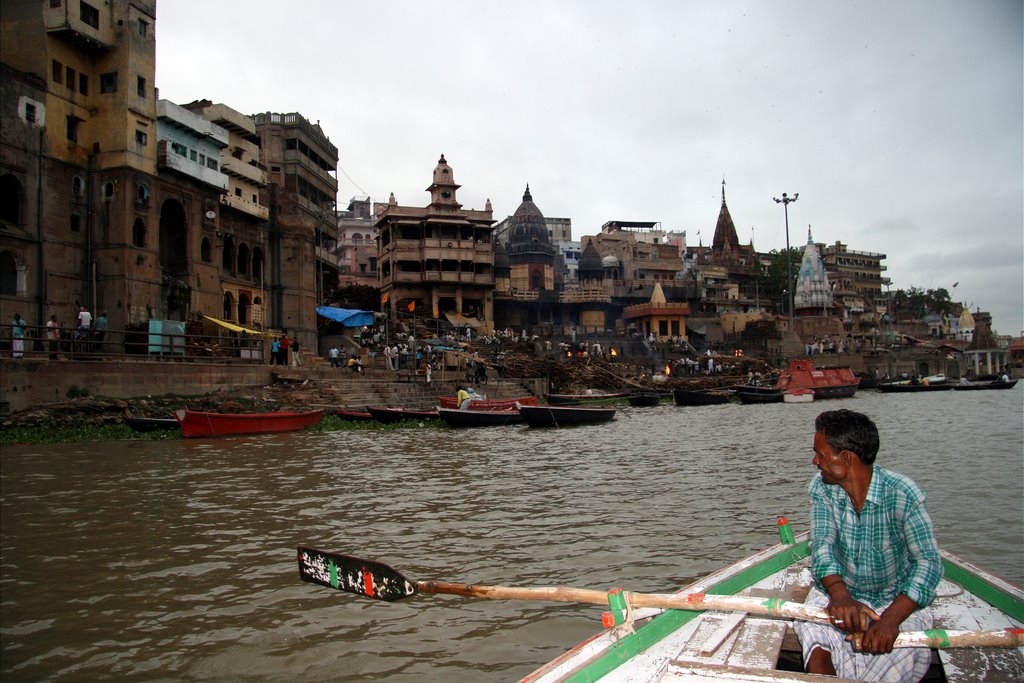 Ghats of Varanasi, June 2008 by Claus Flarup Højbak