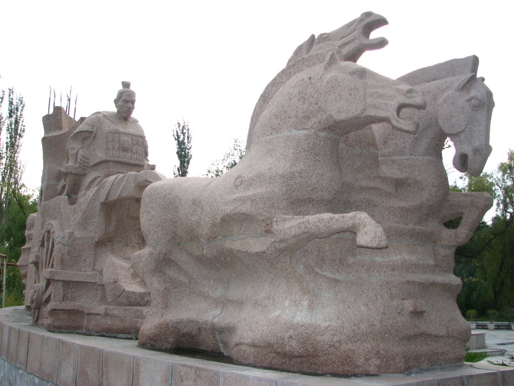 Suzhou, Jiuquan, Gansu, China by Camel Li