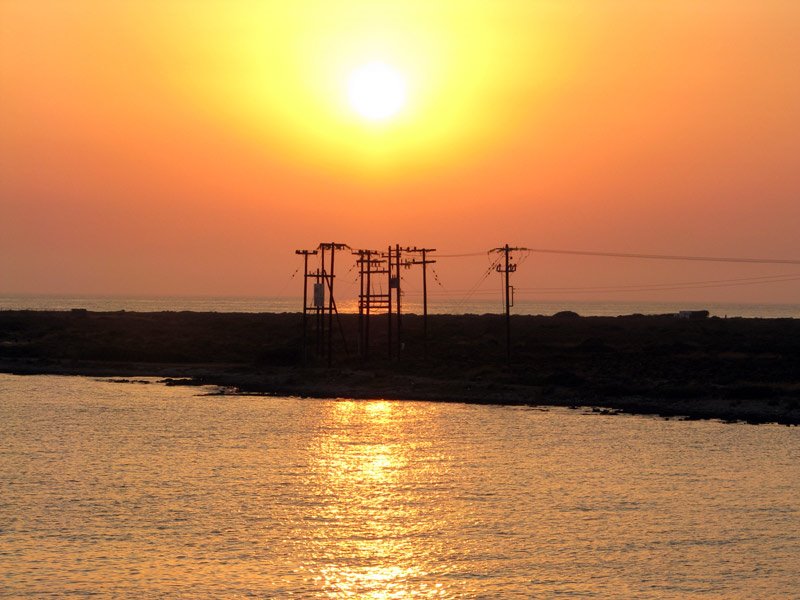 Sunset toward Elafonisos by Stavros Sidiropoulos