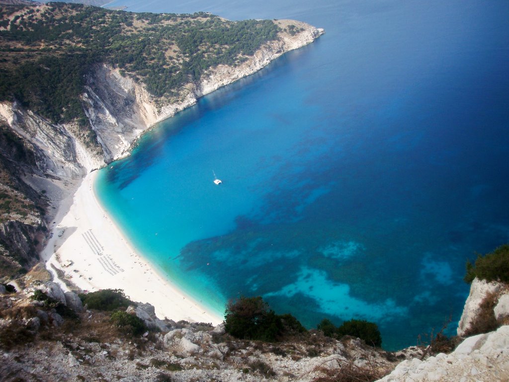 Mertos Beach from road above by Tony Inwood