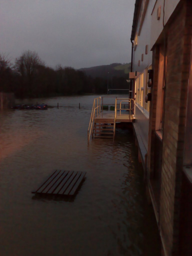 Floods at fire service training centre by cocoen