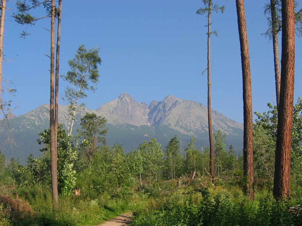 Widok na Łomnicę 2634 m n.p.m. by xzibix