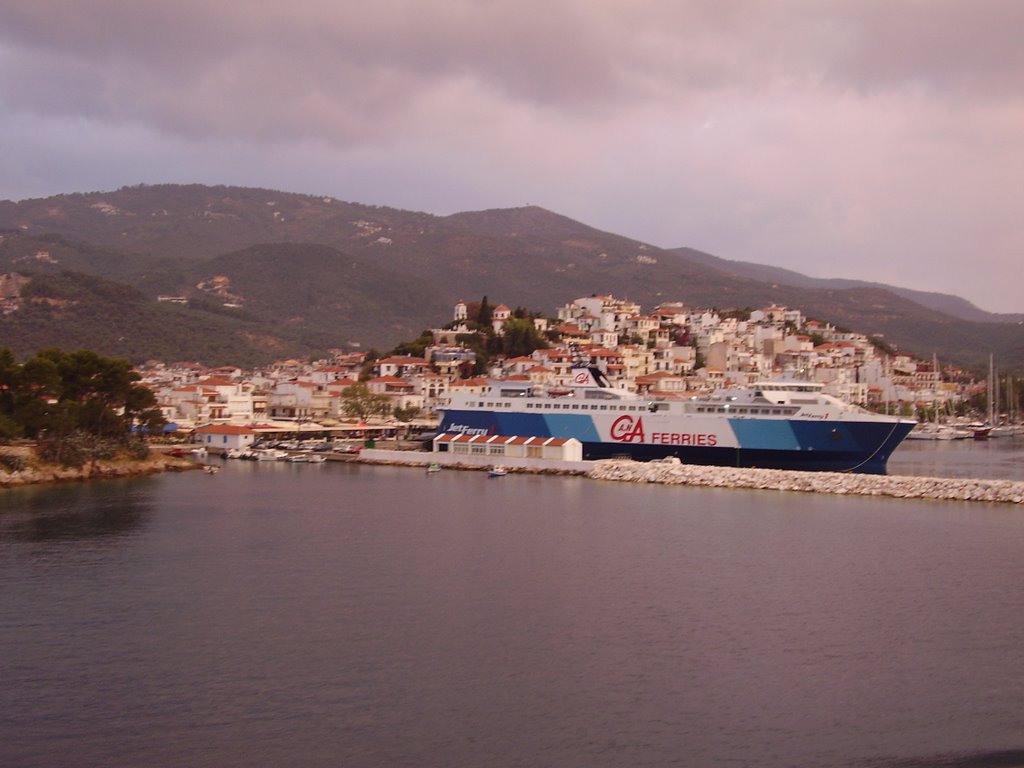 Skiathos port. by King George