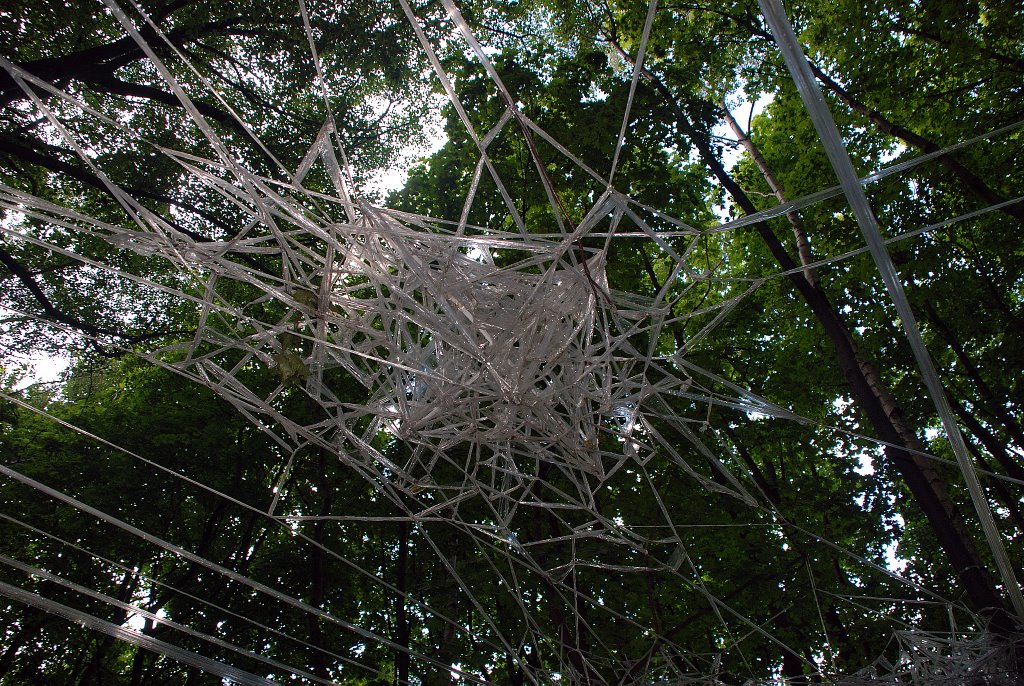 Gdynia Orlowo - Art work - cobweb by Wlodzimierz Poznansk…