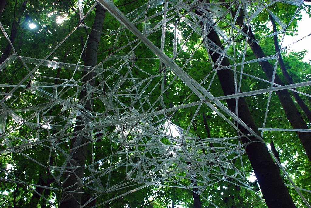 Gdynia Orlowo - Art work - cobweb by Wlodzimierz Poznansk…