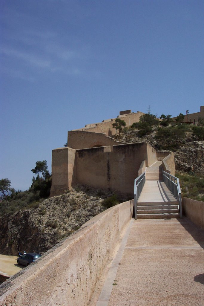 Muralla y Pasarela (castillo Santa Barbara by PAK-ITO