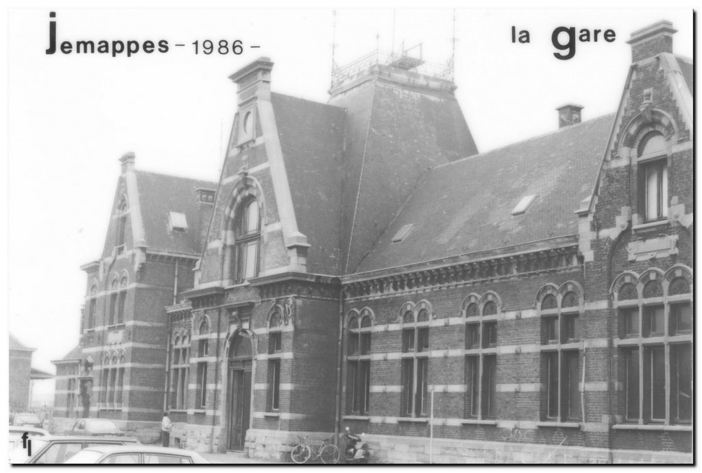 La Gare de Jemappes en 1986 (PDV vers WNW) by Frédéric LEPOINT