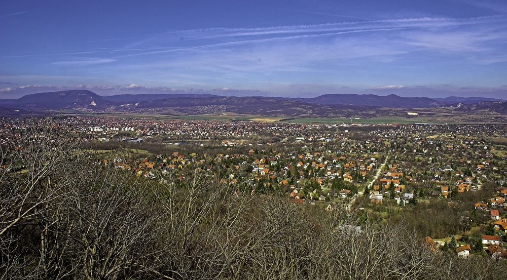 Panorama from Zsiroshegy stone pit by jenoapu