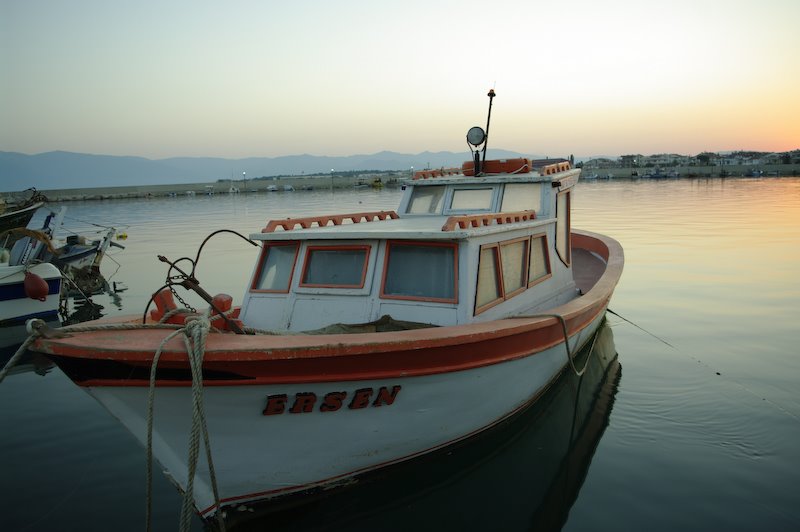 Fisher Boat by Fuat Kilinc