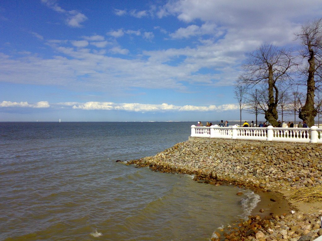 Вид на залив/View of the Finnish Gulf by Алексей Решетников