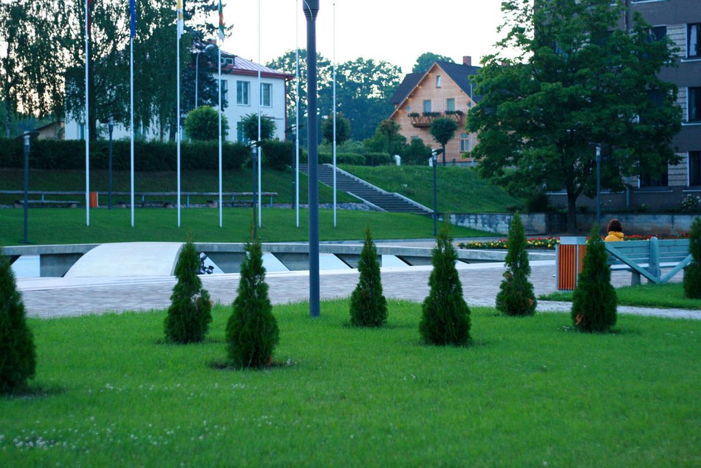 Madona dome square by Artis Laivins