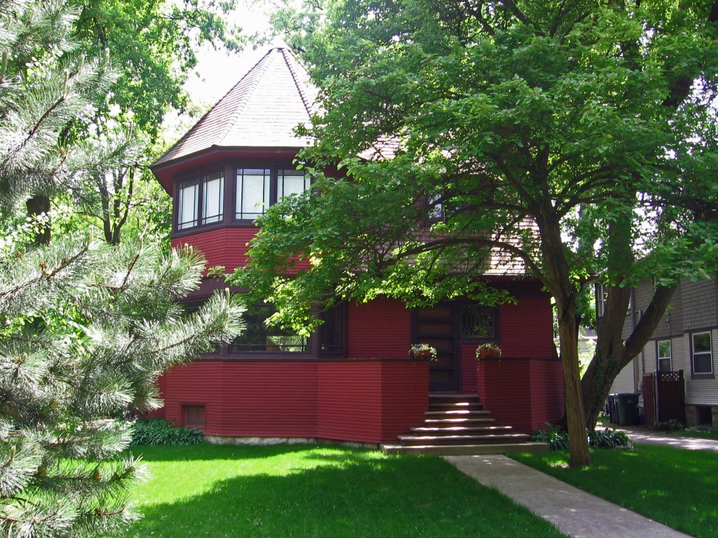 Robert P. Parker house-1892-Frank Lloyd Wright Architect.Oak Park,Chicago by alitomar