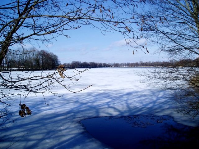 Hohenjesarscher See im Winter by U.Wi.