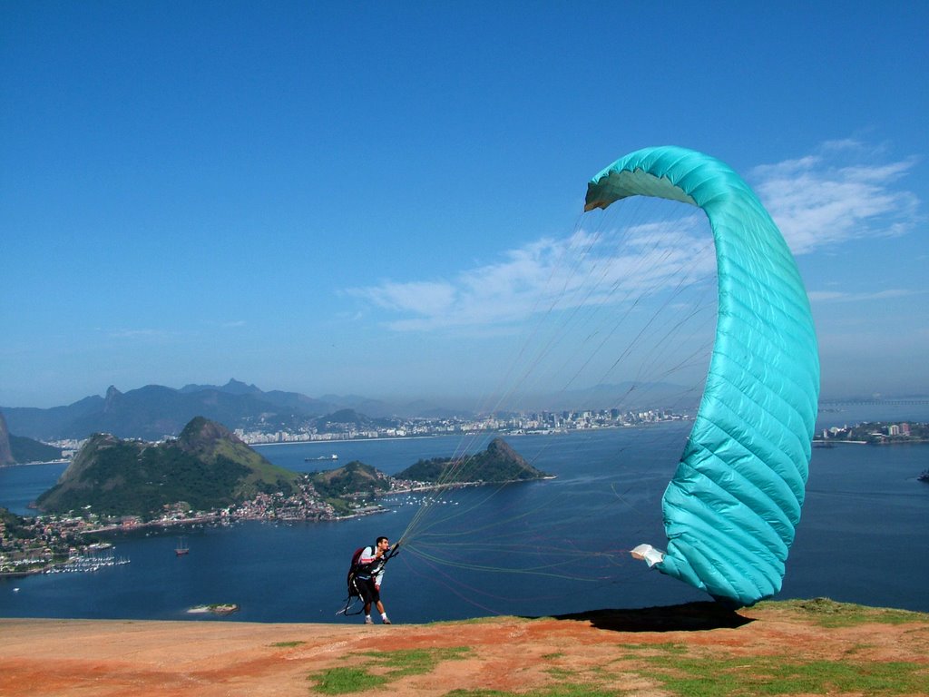 Parapente Parque da Cidade by Leo Caldeira e Sousa