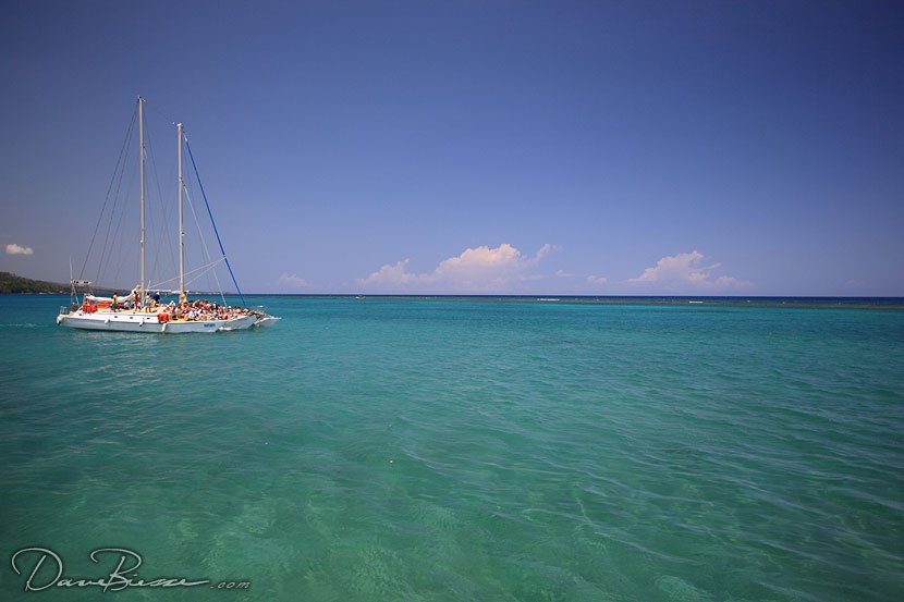 Yacht at Ocho Rios by DaveBiesse.com