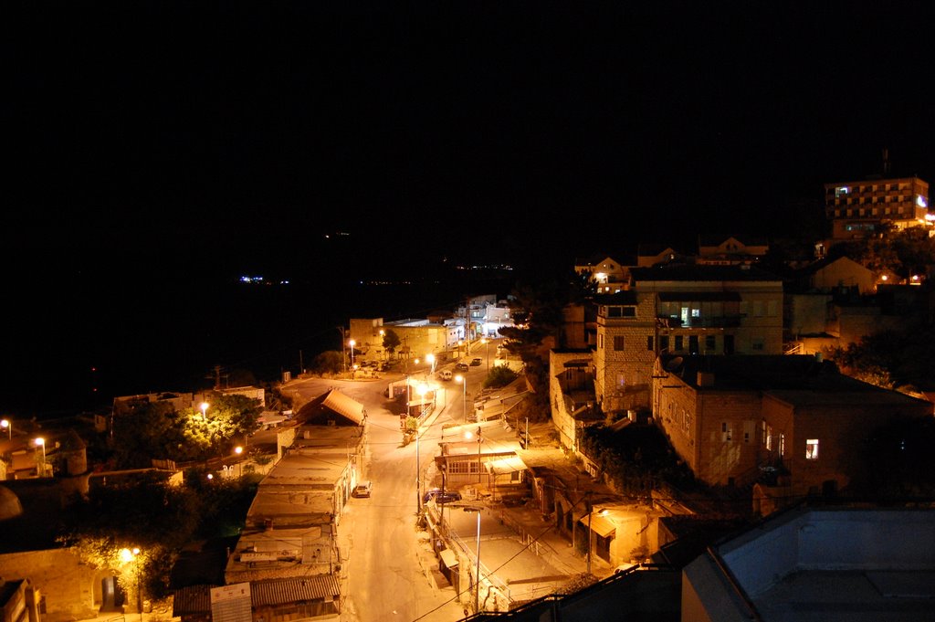 The Old City of Tzfat At Night by ymorgy